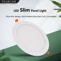 NEARCAM LED ultra-thin panel light embedded ceiling downlight bedroom living room kitchen light led side-emitting flat light