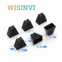 10PCS 12*7*10.5MM straight slide potentiometer mixer push rod cap plastic console volume hat inner hole 4MM Guitar Bass Accessories