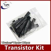 ✐✘ 15valuesx10pcs 150pcs SOT-23 Transistor Kit Assorted Set S9012-S9014 BAV99 BAV70 MMBT5551 SMD Triode Kit SOT23 Transistor Set