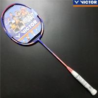 Victor JETSPEED S12F ไม้แบดมินตันคาร์บอน น้ําหนักเบา 4UG5 พร้อมกระเป๋า และสาย 26-28 LBS