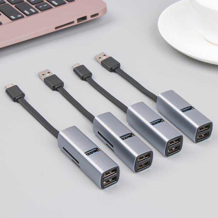 usb-c-hub-type-c-dock-station-3-port-5-port-usb-3-0-splitter-expander-otg-adapter-for-mobile-phone-laptop-car-aluminium-alloy-usb-hubs