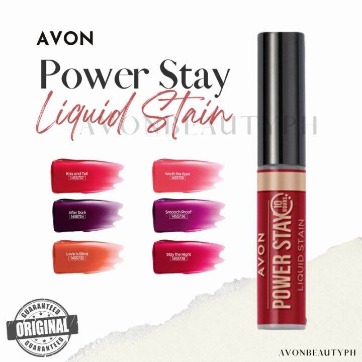 AVON Power Stay Liquid Lip Stain 10 hours Lazada PH
