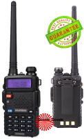 BaoFeng UV-5R Two Way Radio Dual Band Walkie 5W วิทยุสื่อสาร  ไม่ต้องมีใบอนุญาต วอร์คกี้ ทอร์คกี้ J2438