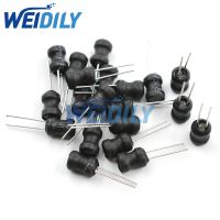 10PCS Power Inductor DIP 6x8mm 6X8mm 2.2UH 4.7UH 10uH 22uH 100uH 330uH 470uH 1MH 2.2MH 4.7MH 10MH Inductance 2 Pins New