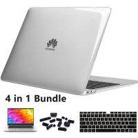 4 In 1เคสแล็ปท็อปสำหรับHuawei Matebook D14 2023 14s 2021 2020 D14 D15 13 14 X Proเคสป้องกันอุปกรณ์เสริมฟรีหน้าจอProtectorแผ่นครอบแป้นพิมพ์ด้านหน้า &amp; เคสหลังProtector