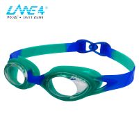 LANE4 Kids Swimming Goggles  Anti-fog  UV Protection  Waterproof  Ages 2-6 Year-Old  #335 Green Goggles