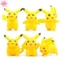 ของขวัญพีวีซีวันเกิด EAURA ของเล่นขนาดเล็ก4ซม. การ์ตูน Pikachu แอคชั่นฟิกเกอร์โปเกมอนฟิกเกอร์โมเดลตุ๊กตา