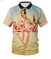 2023 2023 new design- Coca-Cola polo~Coca-Cola high quality fully sublimated polo shirt043 New polo shirt