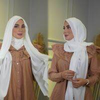 【YF】 Instant Hijab Scarf Jersey Hijabs Scarves Premium With Full Cover Neck Caps Pinless HeadScarves