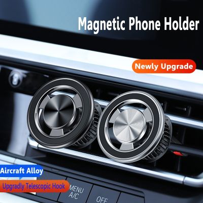 卐๑▩ Magnetic Phone Holder Compatible With MagSafe Car Mount for iPhone 14 13 12 Car Air Vent Clip Cellphone Mount Phone Bracket