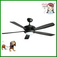 พัดลมโคมไฟ WINFAVOUR WF556CP เหล็ก โมเดิร์น 56 นิ้ว สีดำด้านCEILING FAN LIGHT WINFAVOUR WF556CP STEEL MODERN 56" MATTE BLACK **ราคารวม Vat แล้วค่ะ ไม่มีบวกเพิ่ม**