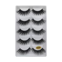 50 คู่ Mink Lashes 3D Mink Eyelashes 100% โหดร้ายฟรี Lashes Handmade Reusable ขนตาธรรมชาติขนตาปลอมแต่งหน้า G805