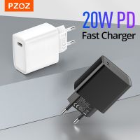 【Flag man】 PZOZ USB Type C Charger 20W PD Fast Charging สำหFlag man iPhone 14 13 12 11 Pro Max Xs Xr X 8 Plus Mini iPad Wall Adapter