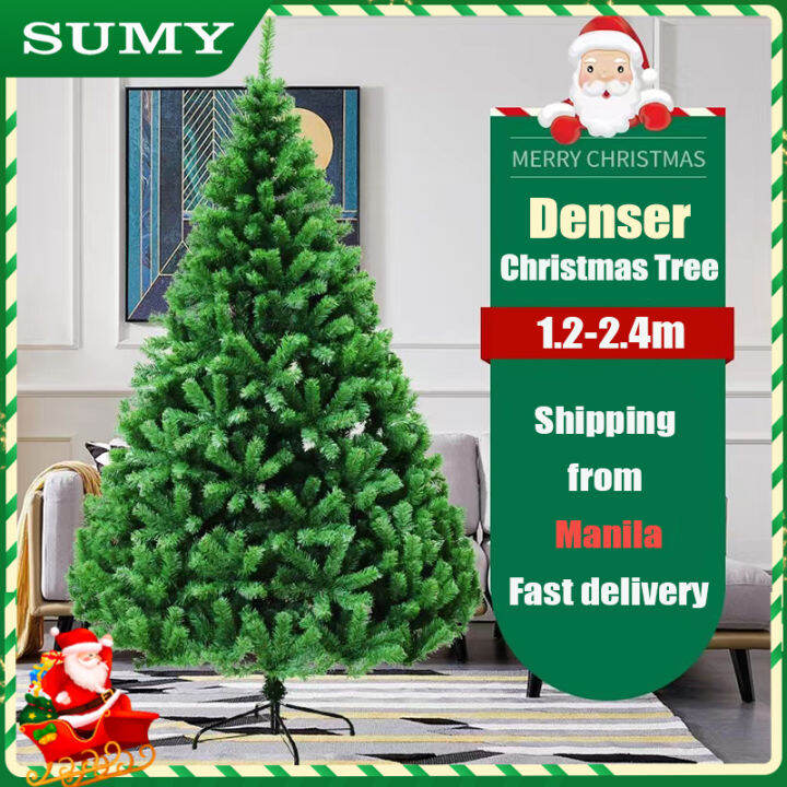 Artificial Christmas Tree,Classic Pine Fir Pencil Tree 5/6/7/8/9 FT ...