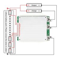 13S 54.6V 35A Ternary Li-Ion Battery Protection Board Battery Protection Board 18650 Battery Charger PCB Protection Board