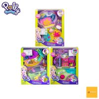 Polly Pocket กระเป๋าสะพายข้างบ้านต้นไม้รูปสับปะรด สายรุ้งและเปลือกหอย Tropicool Pineapple Rainbow and Seashell ของแท้