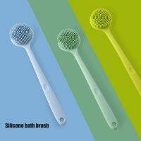 Shower Body Brush / Silicone Soft Exfoliating Bath Brush / Reusable Shower Loofah Brush / Gentle Scrub Massage Skin Exfoliation Body Scrubber for Children Men Women / Useful Bathing Accessories