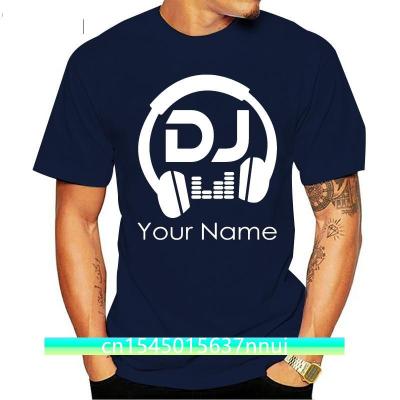 Personalised Dj Headphones Tshirt Dj T Shirt Childrens Gym Tee Shirt