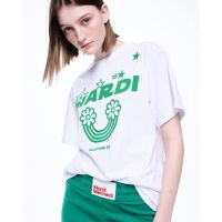 【New】Mardi Mercredi มาใหม่ เสื้อยืดแขนสั้น สีรุ้ง สีขาว สีเขียว สําหรับผู้หญิง 2023