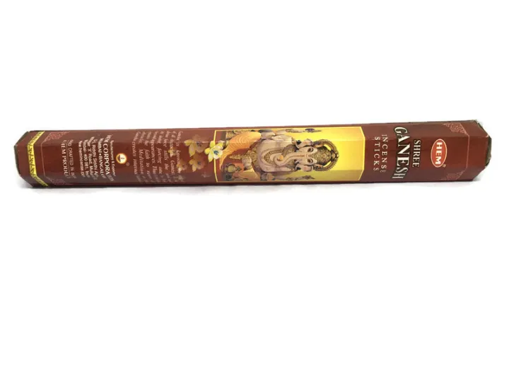 HEM Incense Sticks Shree Ganesh - Bulk Pack Of 5 Boxes (100 Sticks Total) Free Shipping