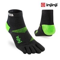 Injinji ถุงเท้าวิ่ง แยกนิ้ว INJINJI รุ่น TRAINER  MINI-CREW ยาวหุ้มข้อ LIME