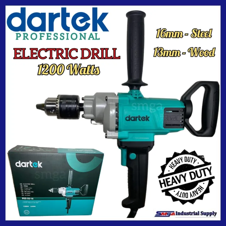 DARTEK Electric Drill 1200W 16mm PED02-16 | Lazada PH