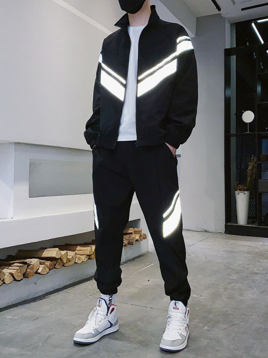 Reflective Tracksuit Men