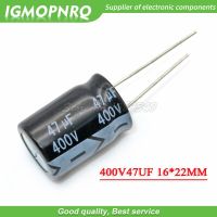 10PCS 47UF 400V 16X25 DIP Aluminum Electrolytic Capacitor New Original Free Shipping