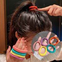 [A innovation] 5ชิ้น/เซ็ตสีทึบ Scrunchies ElasticBands ใหม่ WomenHair อุปกรณ์เสริมหางม้า HolderTies เชือก