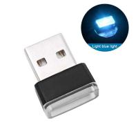 ไฟ LED สร้างแบบจำลอง USB ขนาดเล็กภายในรถยนต์ไฟนีออนไฟเก๋งภายในรถมี7สี