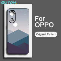 Guyon สำหรับ  เสค OPPO Reno7 Reno8T  Reno8 Pro Reno7Z 5G เคสนิ่มลายดีไซน์ดั้งเดิมซิลิโคนเหลวกันกระแทก