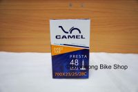 ยางในรถจักรยาน CAMEL 700x23/25/28C PRESTA 48 MM จุ๊บเล็กสั้น จำนวน 1 เส้น