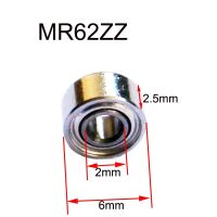 ตลับลูกปืน Mr62 Mr62z Mr62zz R-620zz ขนาด2X6X2.5มม. ตลับลูกปืนขนาดเล็ก2*6*2.5มม.