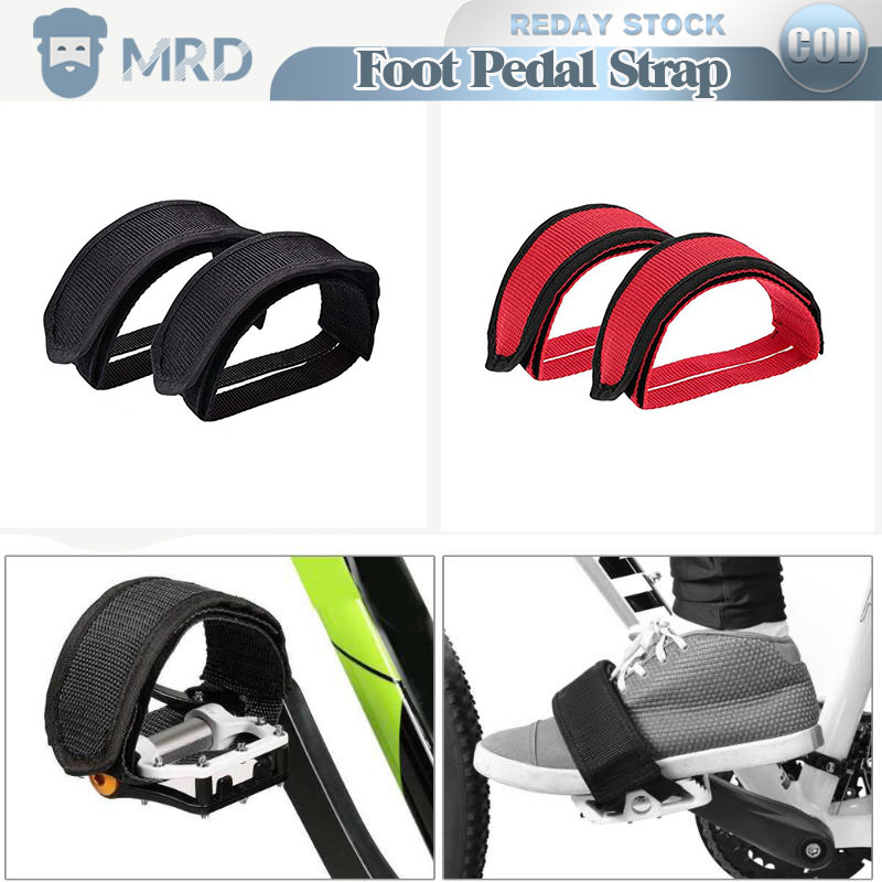 1pc Nylon Bicycle Pedal Adhesive Strap Fixed Gear Bike Toe Clip Strap Belt 