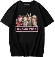 2023 Black Print Men Pink Tshirt Summer Short Sleeve Oversized T-Shirts Cotton Clothing Harajuku Korean Group