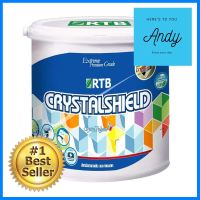 สีน้ำทาภายนอก RTB CRYSTAL SHIELD BASE D กึ่งเงา 2.5GLWATER-BASED EXTERIOR PAINT RTB CRYSTAL SHIELD BASE D SEMI-GLOSS 2.5GAL **ของแท้100%**