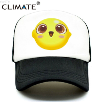 2023 New CLIMATE Lovely Lemon Trucker Cap Hat Cute Lemon Family Mesh Cap Rocket Cool Summer Caps Hat for Men Women Kid Versatile hat