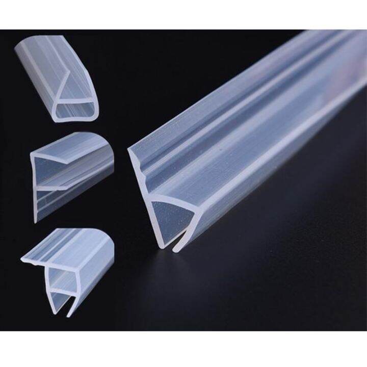 1M 2M shower door seal Bath screen Door Seal Acoustic Panel Seal Strip Curved Silicone Rubber