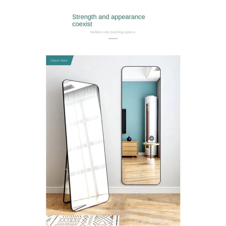 120*30cm Mirror with stand full length mirror body mirror mirror stand