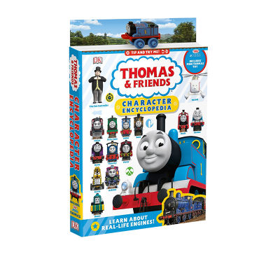 Original English version of about Thomas Friends character encyclopedia Thomas and his friends figure encyclopedia illustrated with Thomas DK encyclopedia hardcover full color