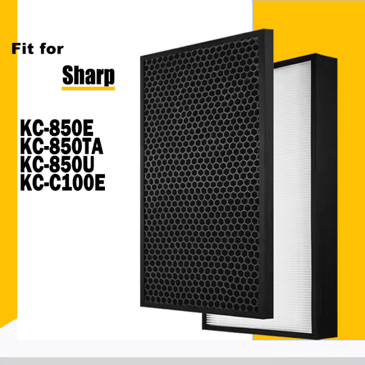 fz-c100dfe-แผ่นกรองคาร์บอน-hepa-สำหรับเครื่องฟอกอากาศ-sharp-kc-850e-kc-850ta-kc-850u