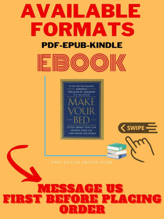 Make Your Bed by William H. McRaven Lazada PH