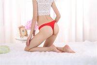 Gift Day 39;s Valentine Female Thong Lingerie Underwear G-string Trackless Silk Ice Panties T-back Sexy Women Size Free