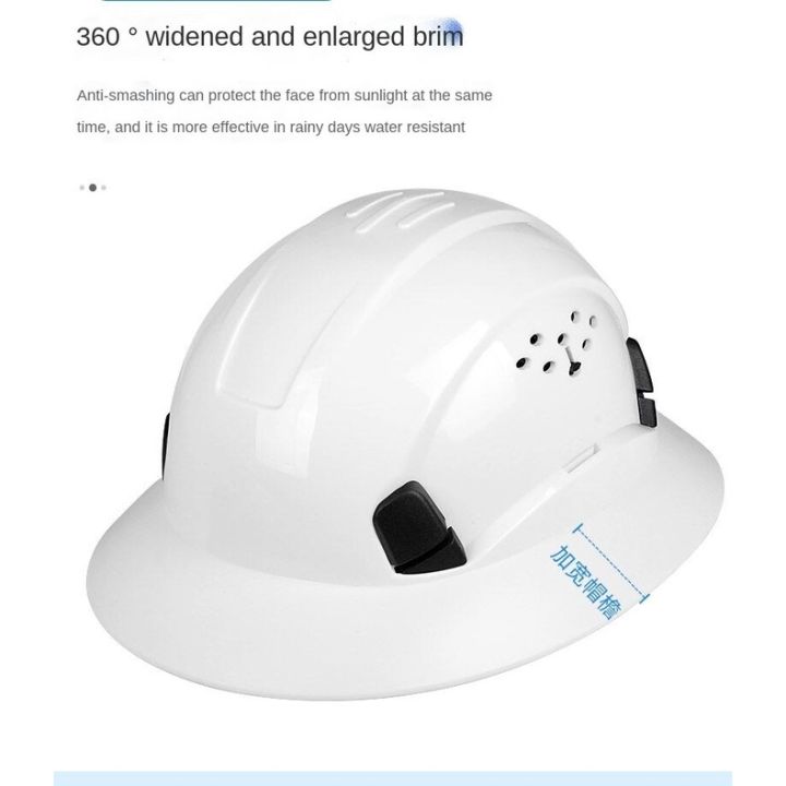 loebuck-หัวหน้าโครงการก่อสร้างเว็บไซต์หมวกนิรภัยหมวกสีขาวแห่งชาติฤดูร้อนอากาศถ่ายเทความหนาหมวกนิรภัยชาย