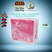Chính Hãng Có Mã QR Bịch 100 tờ Khăn Ăn Nhỏ BLESS YOU, Đóng Gói 12cm x12cm
