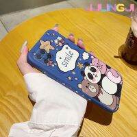 Jlingji เคส M62ปลอกสำหรับ Samsung F62ลายการ์ตูนรูปสัตว์ยิ้มเคสโทรศัพท์ลวดลายขอบซิลิโคนเหลวนิ่มแบบดั้งเดิมเคสป้องกันกล้องคลุมทั้งหมดเคสฝาครอบเคสนิ่มด้านหลัง