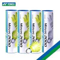 Yonex Mavis 250 300 600 2000แบดมินตันรถรับส่งทัวร์นาเมนต์บอลไนลอนลูกขนไก่ฝึกซ้อมแบดมินตัน