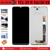 หน้าจอ6.52นิ้วสำหรับ TCL 20 R 5G/20 XE จอแสดงผล LCD Digitizer ที่สมบูรณ์จอแอลซีดีหน้าจอสัมผัสแผงสมัชชาเปลี่ยนอะไหล่