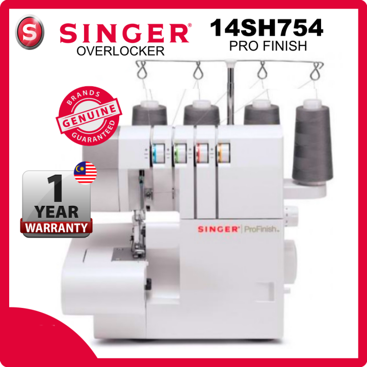 Singer Overlock Sewing Machine Serger 14SH754/ 14HD854/ HD0405S 4 ...