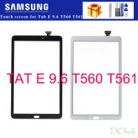 Original หน้าจอสัมผัสสำหรับ Samsung Galaxy Tab E 9.6 SM-T560 SM-T561 T560 T561 Touch Screen Digitizer Panel Sensor แท็บเล็ตแก้ว